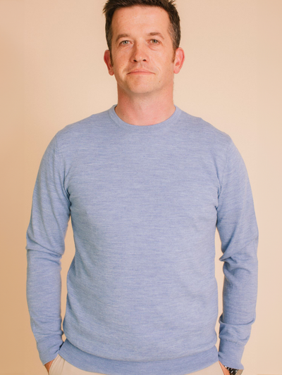 100% Merino Crew Neck Knit Jumper